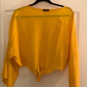 Topshop yellow top